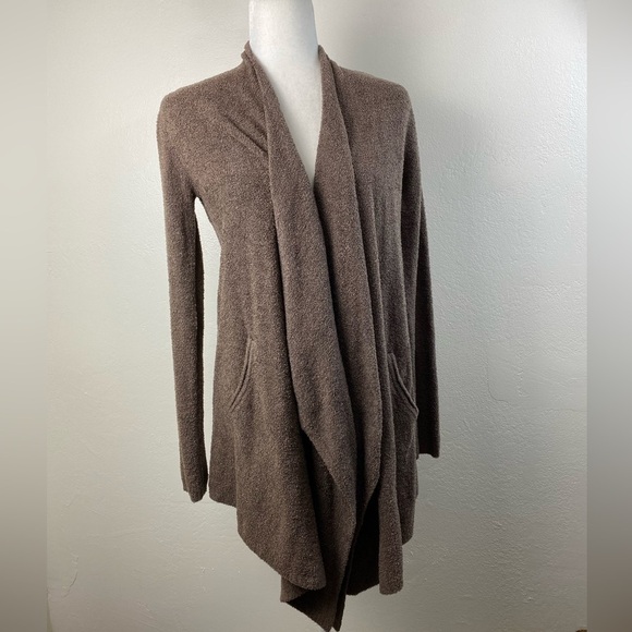 Barefoot Dreams Cozy Chic Lite waterfall Open front Cardigan Sweater Small / Med - Picture 1 of 15
